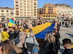 Manifestazione in piazza Repubblica per il popolo Ucraino 