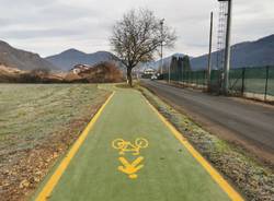 Porto Ceresio - La nuova pista ciclopedonale da Porto Ceresio a Besano