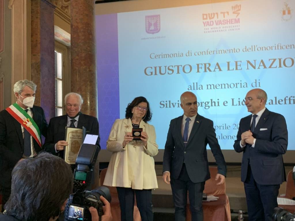 "Giusto tra le nazioni" a Silvio  e Lidia Borghi 