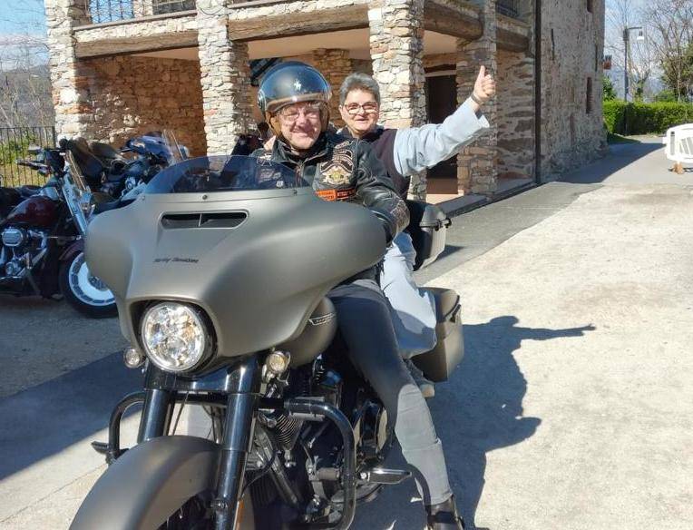 I biker del Monferrato Chappter in visita all'Ermo di Santa caterina