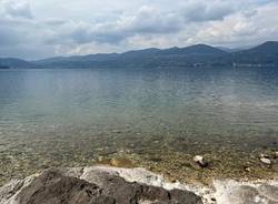 Il Lago Maggiore in siccità a Ispra