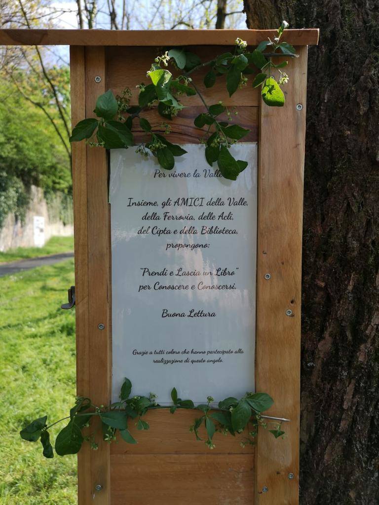 La nuova casetta dei libri in valle Olona 