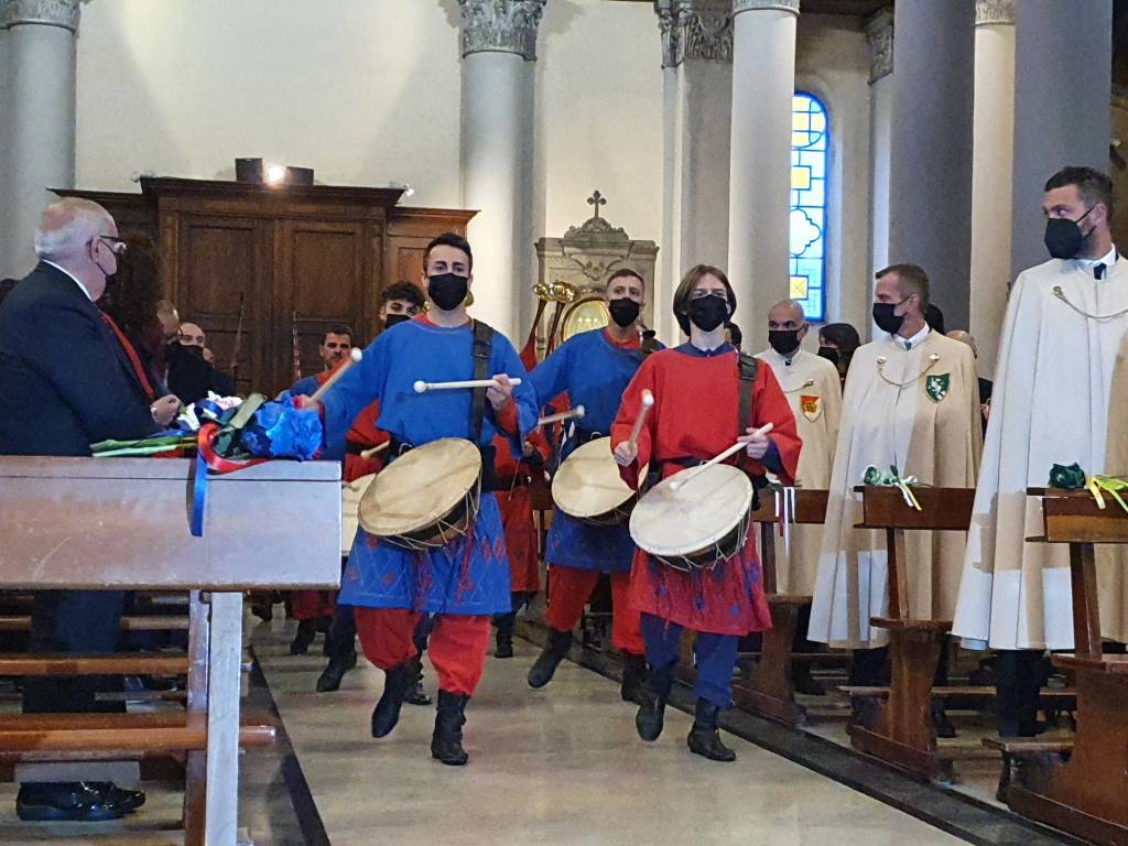 Palio di Legnano - Investitura religiosa della reggenza della contrada La Flora