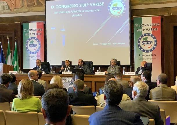 Congresso Siulp Varese in sala Campiotti