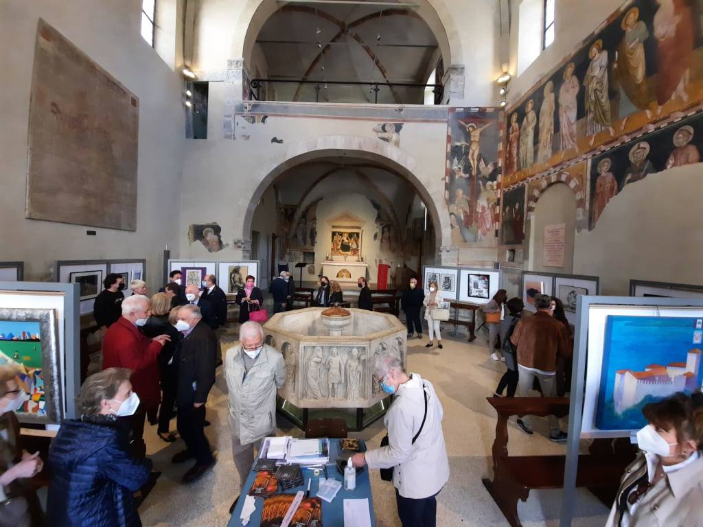 Inaugurata la mostra per il Bernascone al battistero di Varese