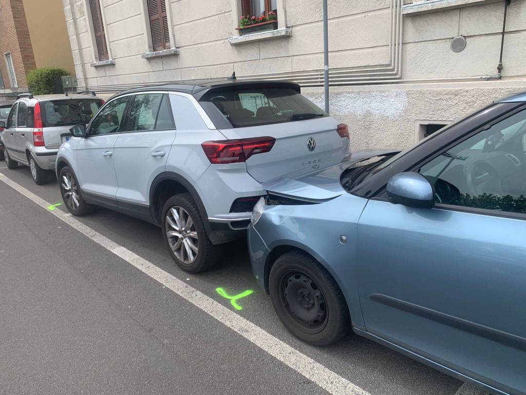 Incidente via Palermo a Legnano