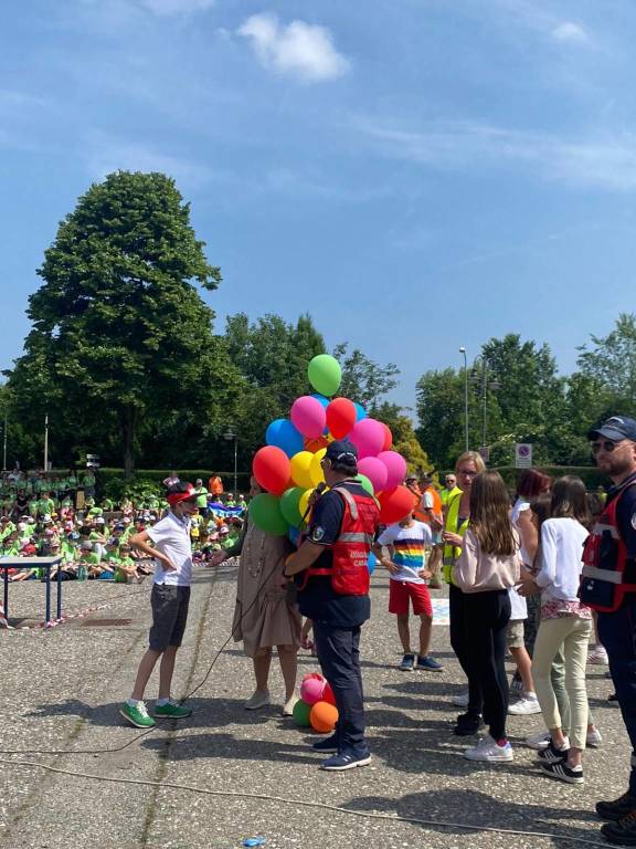 la marcia della pace degli studenti di Solbiate Arno