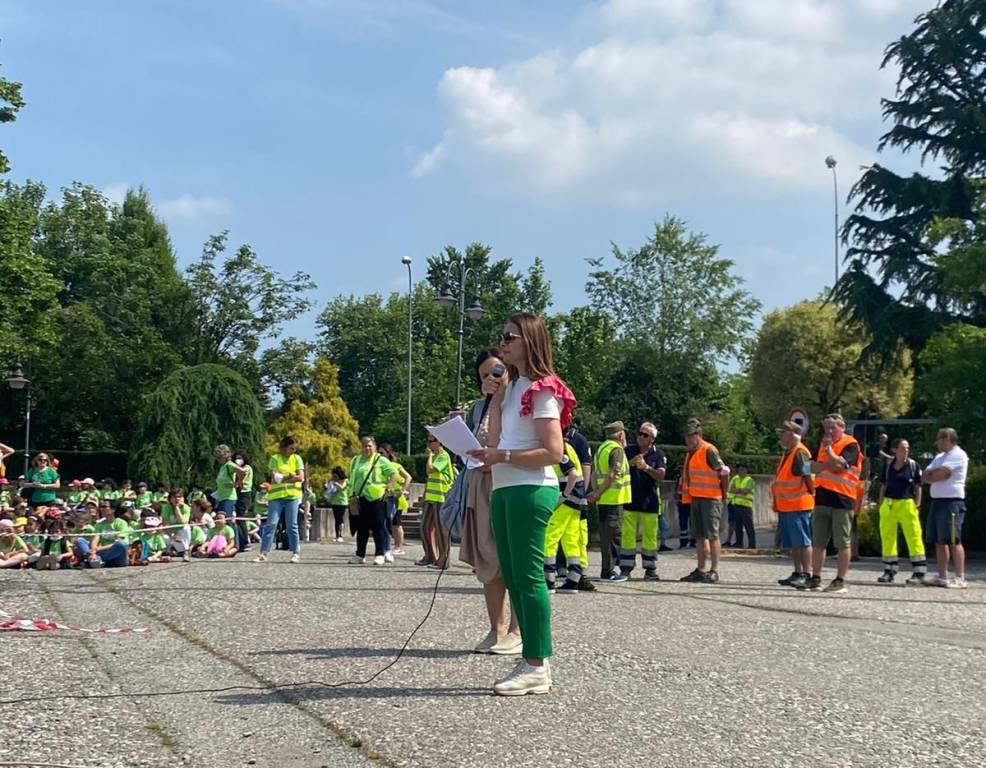 la marcia della pace degli studenti di Solbiate Arno