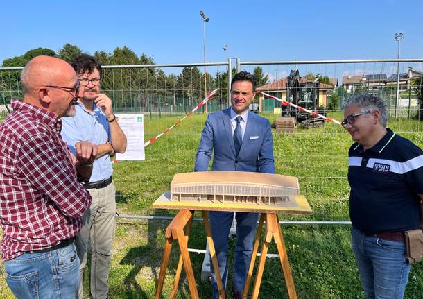 lavori area feste besnate maggio 2022