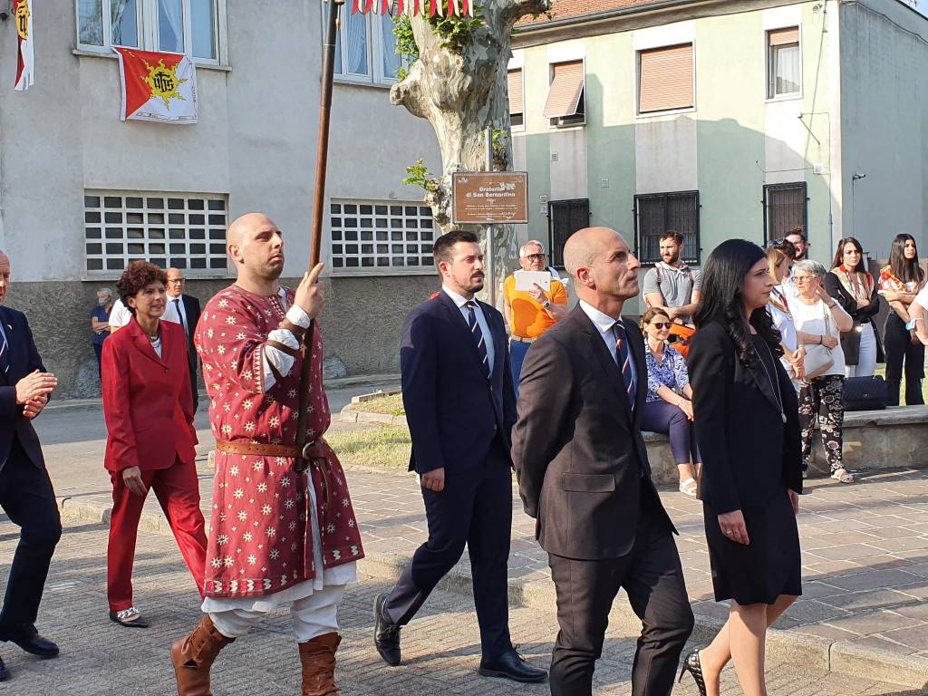 Palio di Legnano - Investitura religiosa della reggenza della contrada San Bernardino