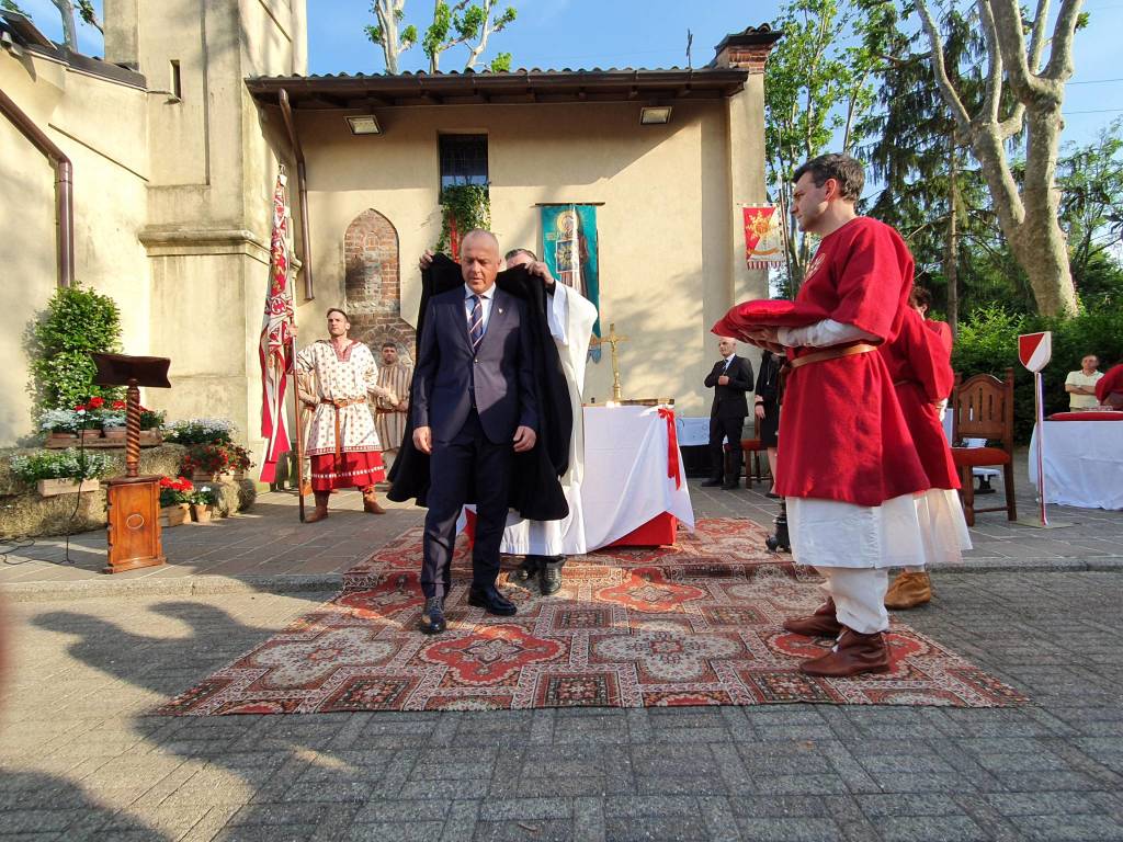 Palio di Legnano - Investitura religiosa della reggenza della contrada San Bernardino