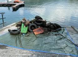 Pulizia del Lago Ceresio in occasione della Giornata del Verde Pulito 