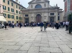 Il grande abbraccio di Varese a Luca Gaspari