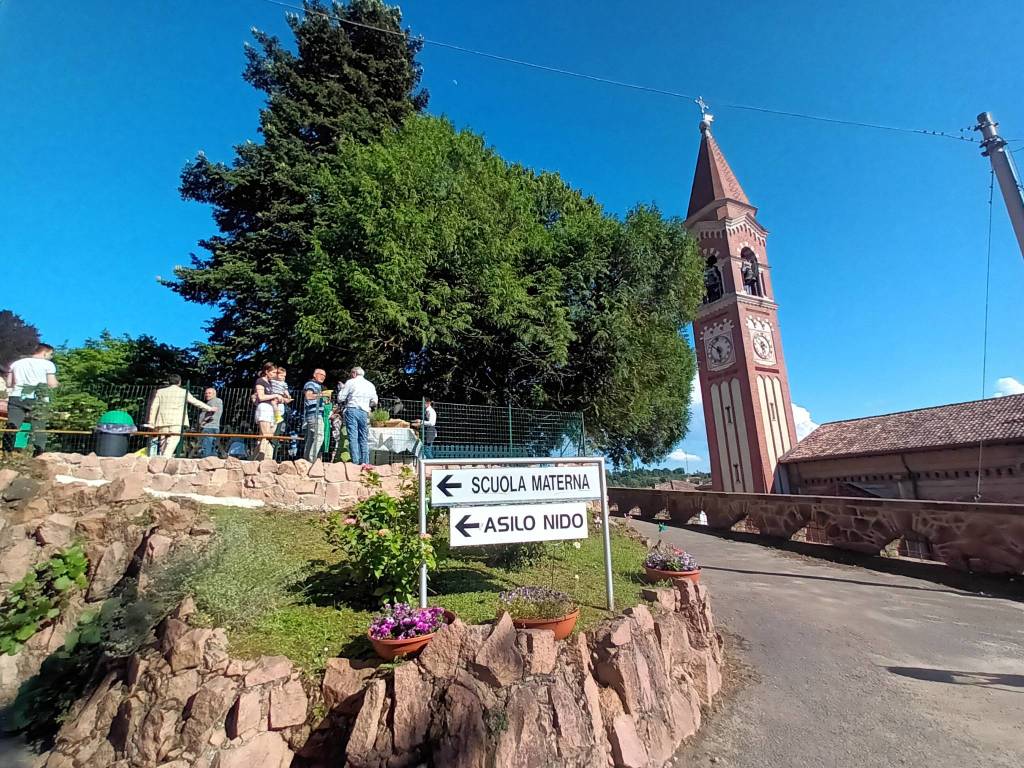 inaugurazione giardino asilo foscarini cartabbia