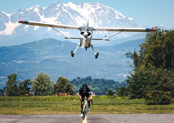 Ivan Basso all’Aero Club Adele Orsi