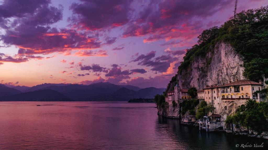 L'eremo di Santa Caterina al tramonto - Roberto Vanola 