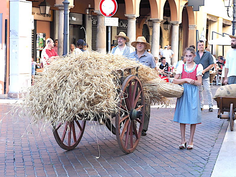 La sfilata storica per le vie di Saronno col Gruppo Sant’Antoni da Saronn