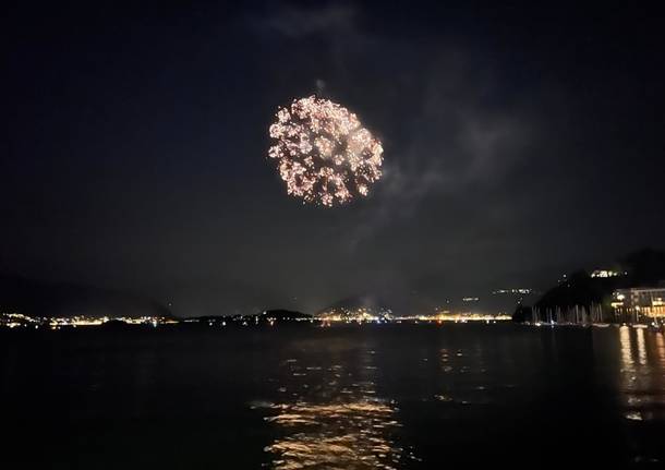 I fuochi d’artificio di Ferragosto a Laveno Mombello