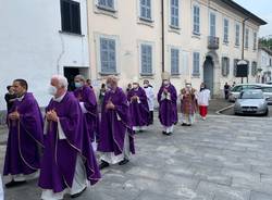 I funerali di don Giovanni Ciochetta a Cajello di Gallarate