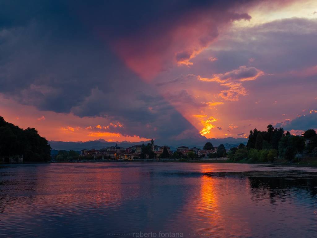 Tramonto Sesto Calende - Roberto Fontana