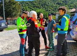 20enne soccorso a Dumenza con soccorso alpino elisoccorso