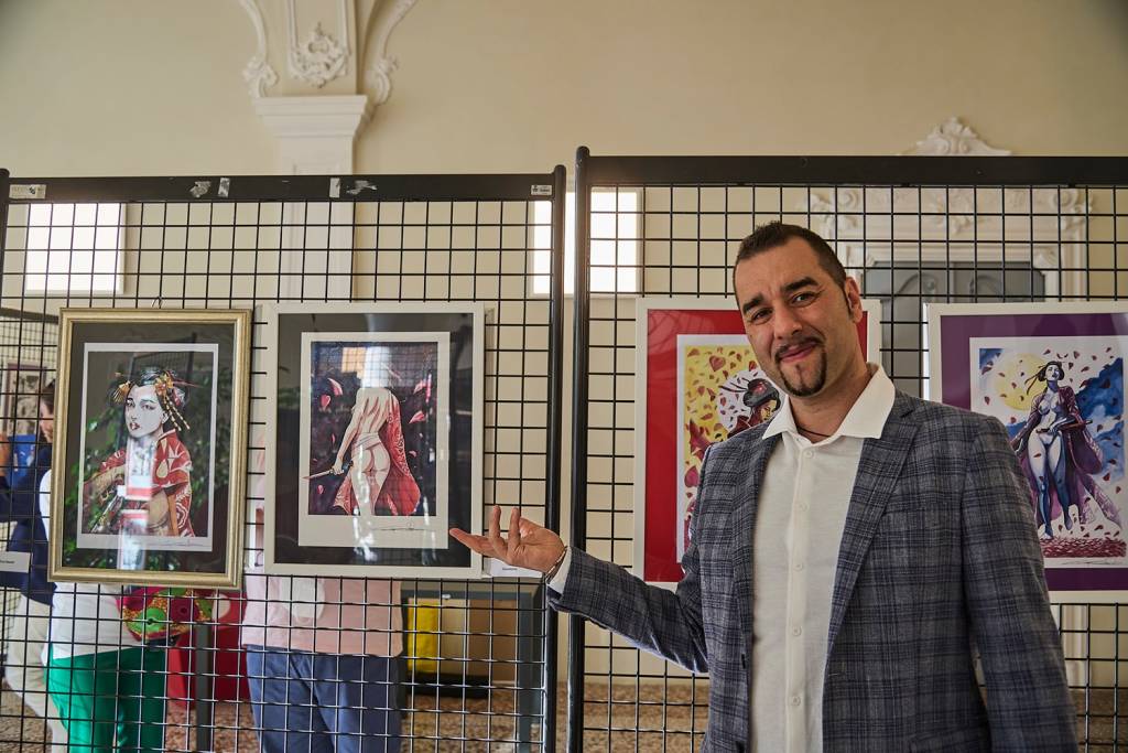 A Laveno Mombello l'inaugurazione della mostra Comic Sponde 