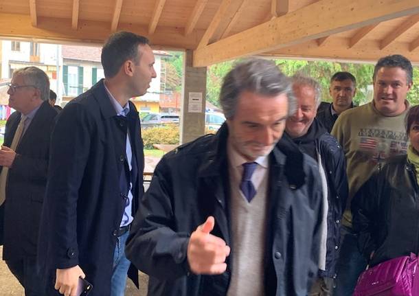 Fontana in visita nelle \"aree interne\" del Varesotto