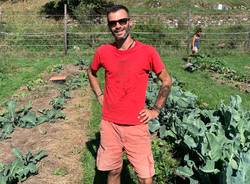 Marco Vanetti, tree climber, ha dato vita all'azienda agricola "La Milpa" nella parte alta di Castello Cabiaglio