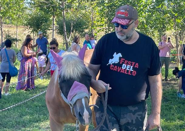 Festa del cavallo con la contrada San Magno