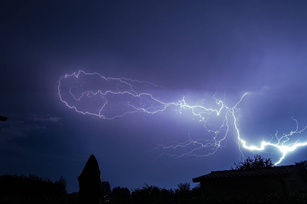 fulmini, temporale, foto di Mirko Landoni 