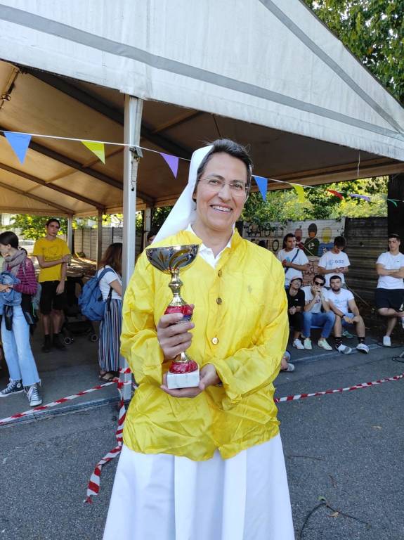 Gara dei rioni all'oratorio San Paolo di Legnano con i go-kart