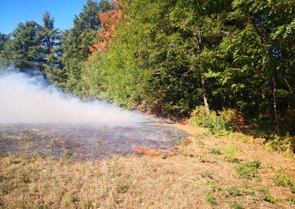 Incendio a Sant’Anna di Cassano Magnago