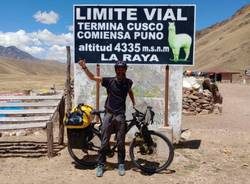 Marco Marletta in bici in sud america