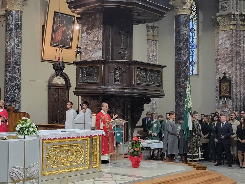 Palio di Legnano - Investitura religiosa della reggenza della contrada San Domenico