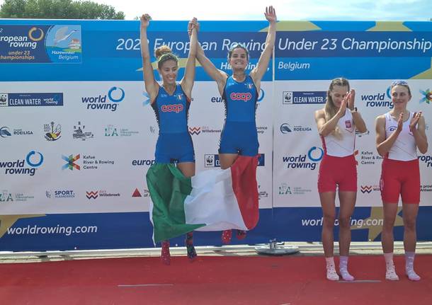 Sara Borghi e Matilde Barison, argento ai campionati europei di canottaggio in Belgio