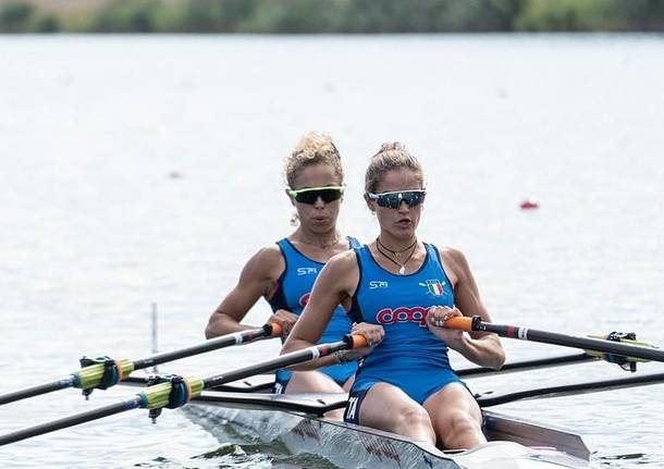 Sara Borghi e Matilde Barison, argento ai campionati europei di canottaggio in Belgio