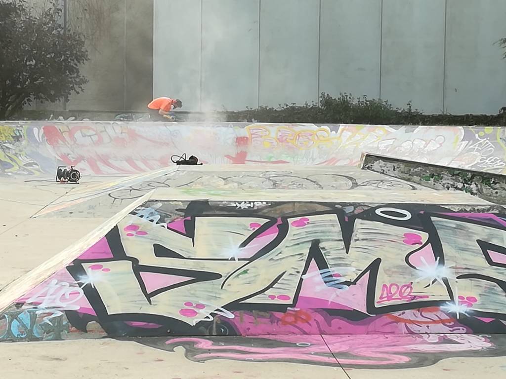 Avviato il cantiere per la riqualificazione dello skate park del Matteotti