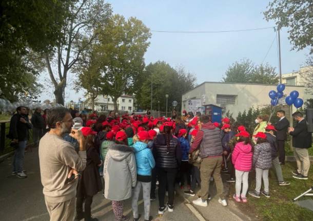 Inaugurazione della Casetta dei Libri di Gavirate 