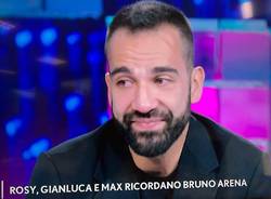 Max Cavallari, Gianluca Arena e Rosy Marrone ricordano Bruno Arena a Verissimo