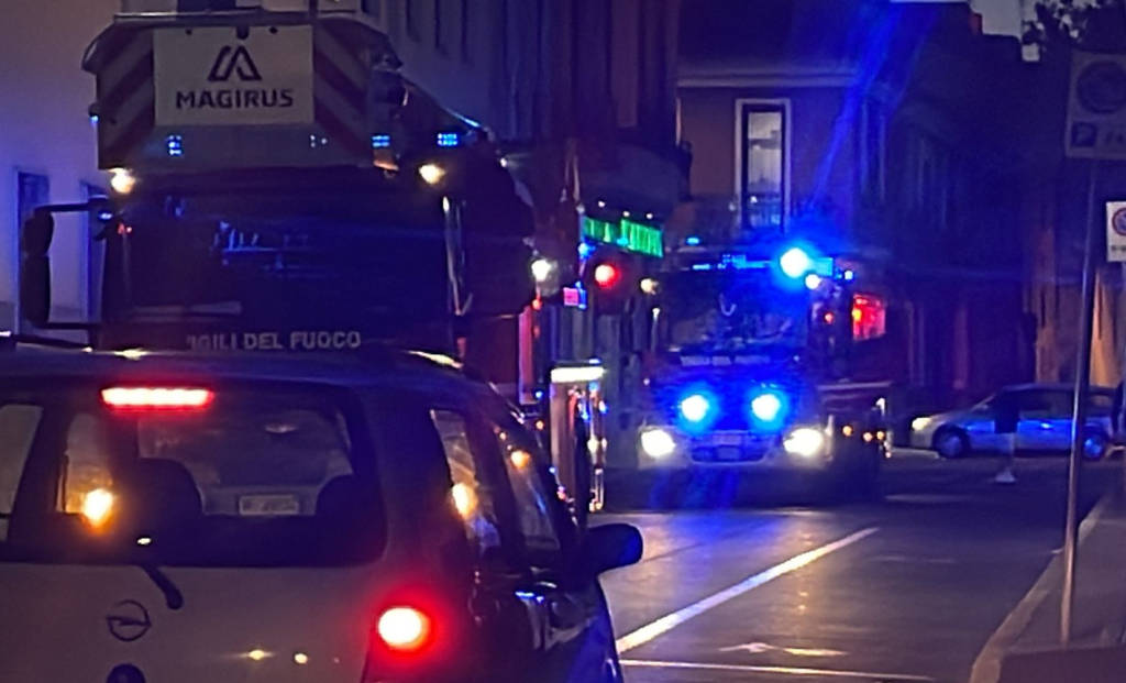 Vigili del Fuoco Legnano in via Liberazione