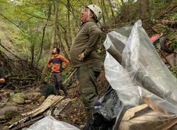 La pulizia del torrente Bustecche