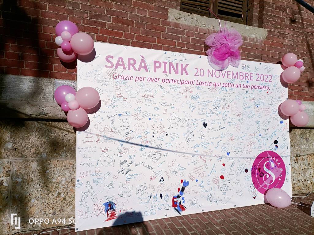 corsa benefica sarà pink samarate in ricordo di sarà gemo