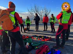 Esercitazione al Campo dei Fiori per la Stazione di Varese del Soccorso alpino