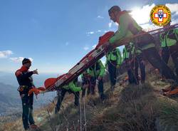 Esercitazione al Campo dei Fiori per la Stazione di Varese del Soccorso alpino