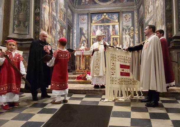 Palio di Legnano - Investitura religiosa della reggenza della contrada San Magno