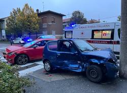 tre incidenti in. viale Stelvio nel pomeriggio del 16 novembre 2022