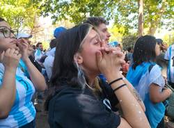 Argentina - La gioia dei tifosi per la finale dei Mondiali