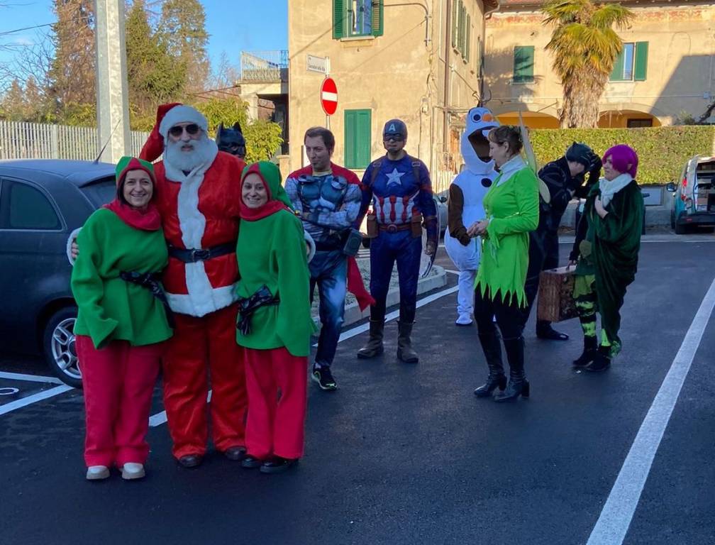 I Cuorieroi e Babbo Natale alla scuola Rajchman di Malnate