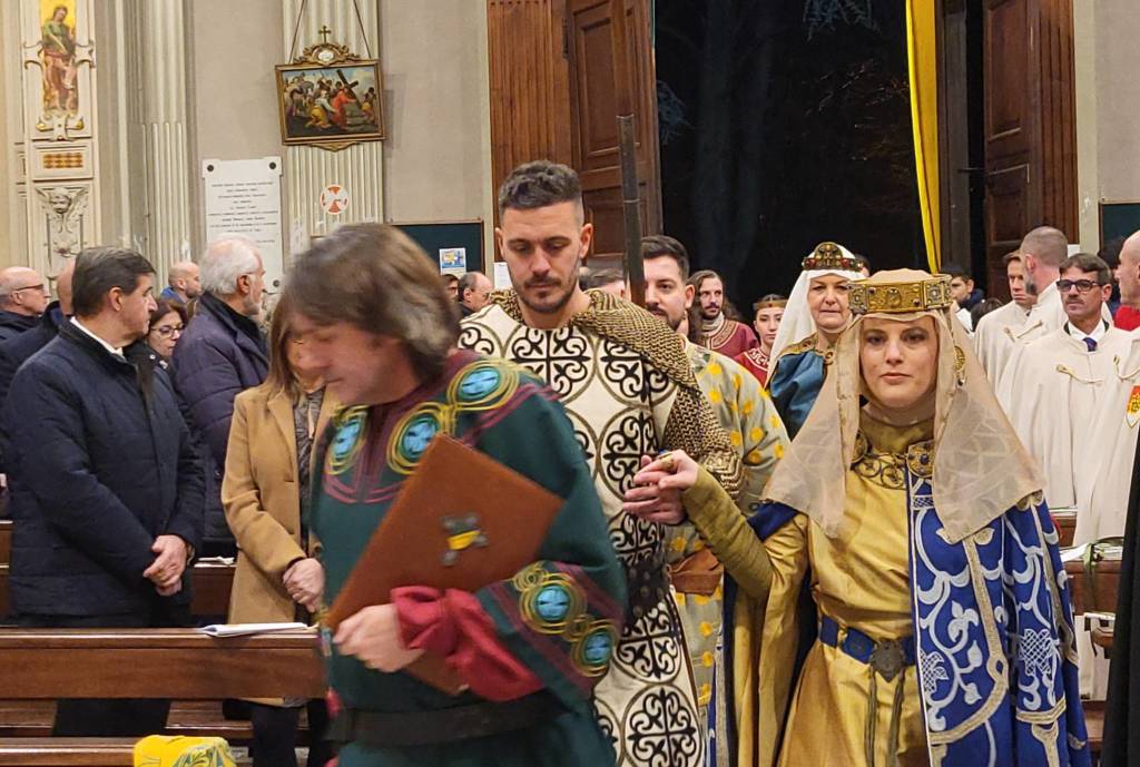 Palio di Legnano - Investitura religiosa della reggenza della contrada Sant'Ambrogio