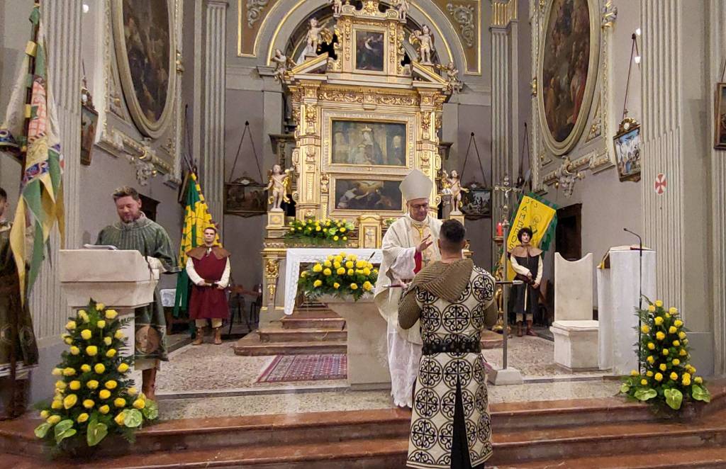 Palio di Legnano - Investitura religiosa della reggenza della contrada Sant'Ambrogio